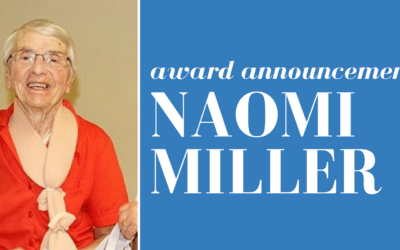 Naomi Miller Receives Another Award