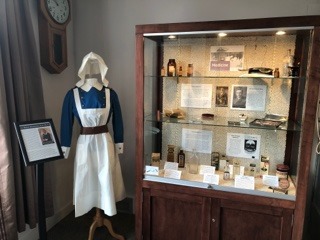 Helen Mussallem’s WW2 nursing uniform on display